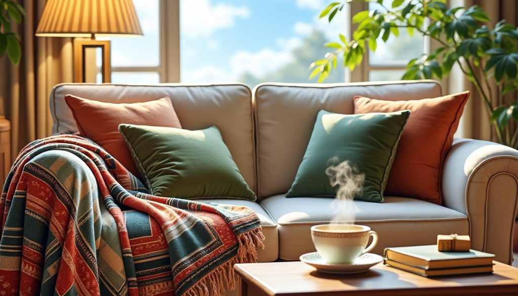 découvrez des astuces pratiques pour maintenir une couverture en place sur votre canapé. apprenez à choisir les bons accessoires et techniques pour que votre couverture reste élégante et bien en place, tout en ajoutant une touche de confort à votre intérieur.