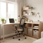 Aménager un coin télétravail ergonomique dans un petit salon 83-coin-teletravail-ergonomique-petit-salon